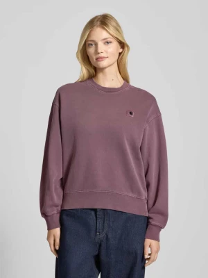 Bluza o kroju oversized z prążkowanymi wykończeniami model ‘NELSON’ Carhartt Work In Progress
