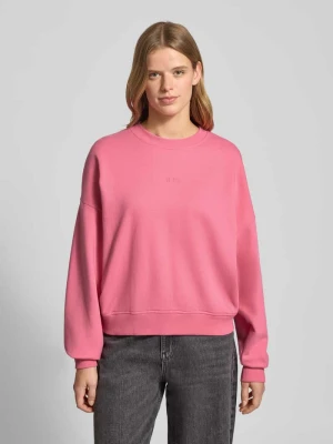 Bluza o kroju oversized z prążkowanymi wykończeniami OH APRIL