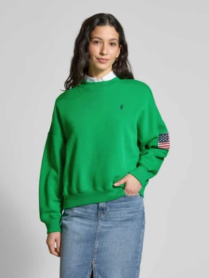 Bluza o kroju oversized z prążkowanymi wykończeniami Polo Ralph Lauren