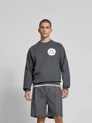 Bluza o kroju oversized z raglanowymi rękawami Wood Wood