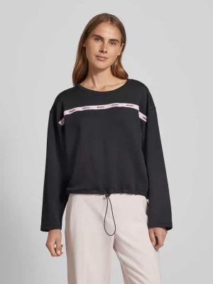 Bluza o kroju oversized z tunelem model ‘DALIA’ HUGO