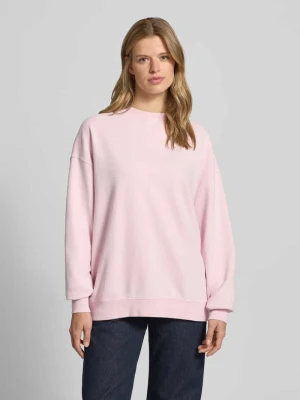 Bluza o kroju oversized z tylnym nadrukiem z napisem Oh April Różowy