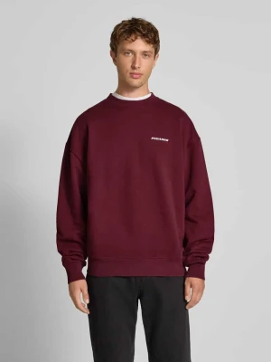 Bluza o kroju oversized z wyhaftowanym logo i okrągłym dekoltem Pegador