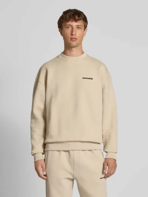 Bluza o kroju oversized z wyhaftowanym logo i okrągłym dekoltem Pegador