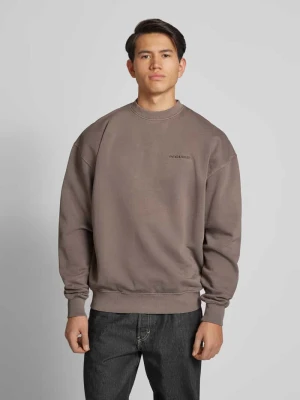 Bluza o kroju oversized z wyhaftowanym logo Pegador