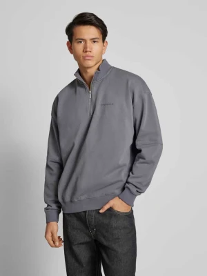Bluza o kroju oversized z wyhaftowanym logo Pegador