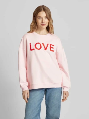 Bluza o kroju oversized z wyhaftowanym logo Smith and Soul