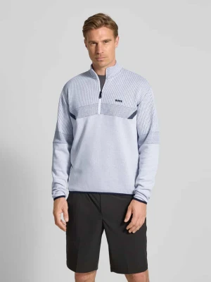 Bluza o kroju regular fit z bawełny model ‘QZ SWEAT’ BOSS Green