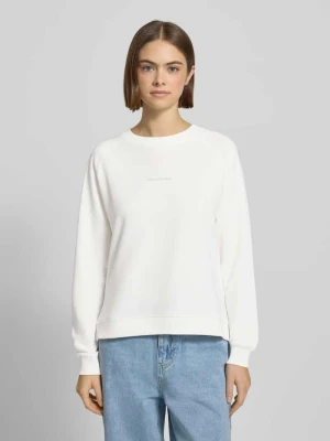 Bluza o kroju regular fit z czystej bawełny Marc O'Polo Złamany biały