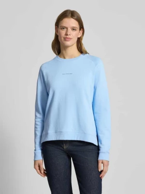 Bluza o kroju regular fit z czystej bawełny Marc O'Polo Jasnoniebieski
