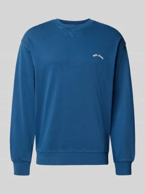 Bluza o kroju regular fit z czystej bawełny model 'JOHN CREW' Pepe Jeans Błękitny