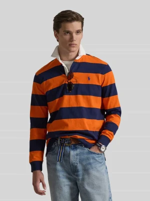 Bluza o kroju regular fit z czystej bawełny model 'LS RUGBY M3' Polo Ralph Lauren Pomarańczowy