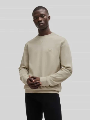 Bluza o kroju regular fit z czystej bawełny model ‘WESTART’ Boss Orange