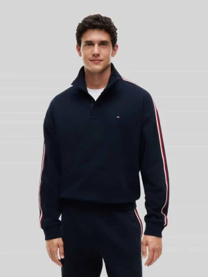 Bluza o kroju regular fit z czystej bawełny Tommy Hilfiger Granatowy