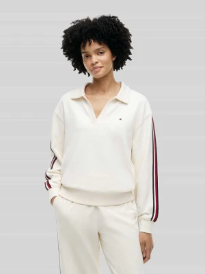 Bluza o kroju regular fit z czystej bawełny Tommy Hilfiger Złamany biały