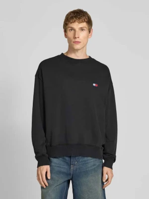 Bluza o kroju regular fit z czystej bawełny Tommy Jeans Czarny