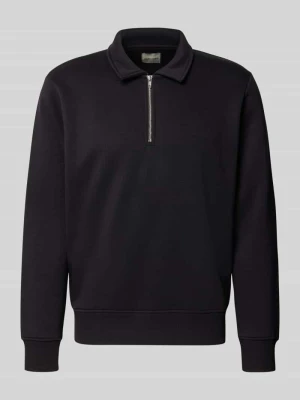 bluza o kroju regular fit z dodatkiem bawełny model 'Bradley' Jack&Jones Czarny