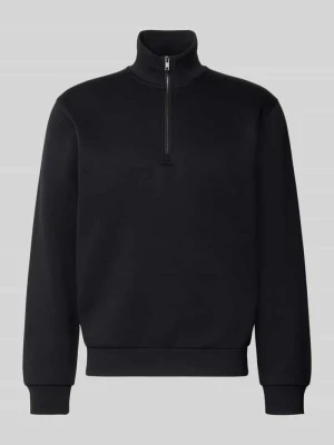 bluza o kroju regular fit z dodatkiem bawełny model 'Bradley' Jack&Jones Czarny