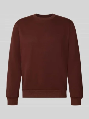 bluza o kroju regular fit z domieszką bawełny model 'Bradley' Jack&Jones Czekoladowy