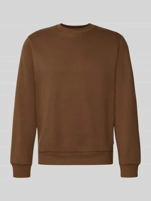 bluza o kroju regular fit z domieszką bawełny model 'Bradley' Jack&Jones Średniobrązowy