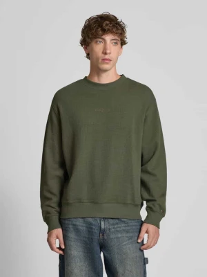 Bluza o kroju regular fit z fakturą wafla Tommy Jeans