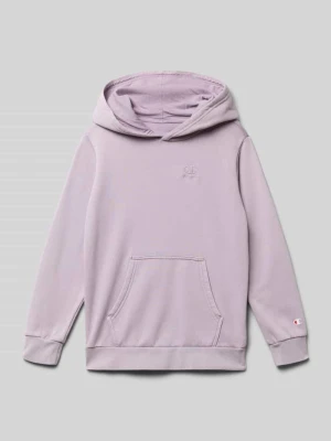 Bluza o kroju regular fit z kapturem i wyhaftowanym logo model ‘Icons’ Champion