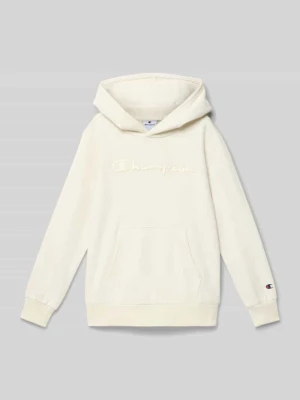 Bluza o kroju regular fit z kapturem i wyhaftowanym logo model ‘Icons’ Champion