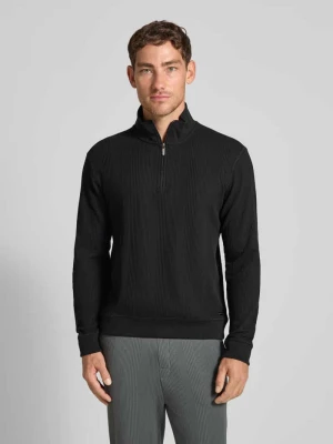 Bluza o kroju regular fit z mieszanki bawełny Boss