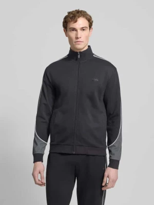 Kurtka treningowa o kroju regular fit z mieszanki bawełny Boss