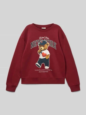 Bluza o kroju regular fit z mieszanki bawełny ekologicznej model ‘GLINDA’ Only