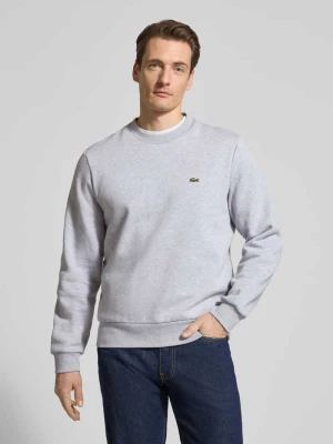 krój regular fit Bluza z mieszanki bawełny Lacoste