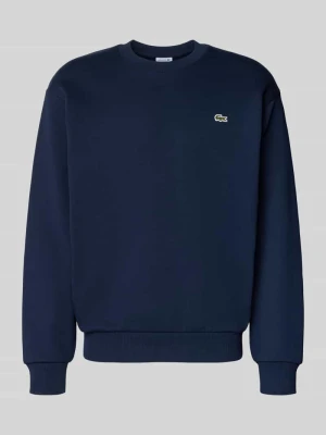 Bluza o kroju regular fit z mieszanki bawełny Lacoste Granatowy