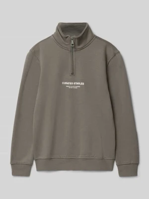 Bluza o kroju regular fit z mieszanki bawełny model ‘CURATED’ Only & Sons