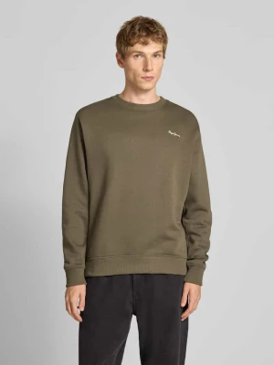 Bluza o kroju regular fit z mieszanki bawełny model ‘MACBETH’ Pepe Jeans