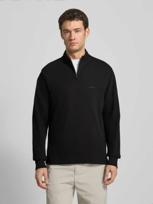 Bluza o kroju regular fit z mieszanka bawełny model 'PE_HIVE' Boss Czarny