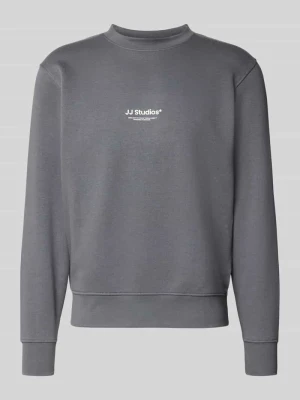 bluza o kroju regular fit z mieszanki bawełny model 'Soho' Jack&Jones Jasnoszary