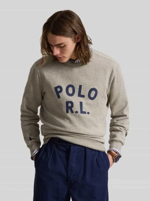 Bluza o kroju regular fit z mieszanki bawełny Polo Ralph Lauren Ciemnoszary