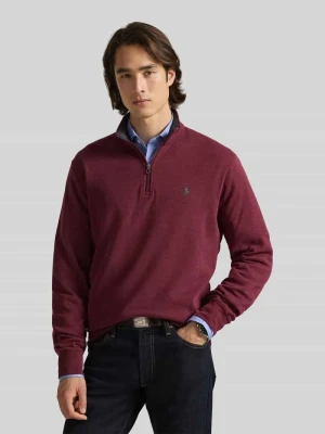 Bluza o kroju regular fit z mieszanki bawełny Polo Ralph Lauren Bordowy