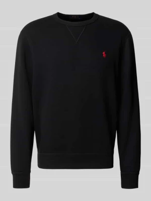 Bluza o kroju regular fit z mieszanki bawełny Polo Ralph Lauren Czarny