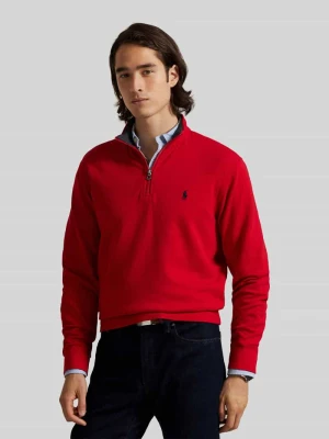 Bluza o kroju regular fit z mieszanki bawełny Polo Ralph Lauren Czerwony
