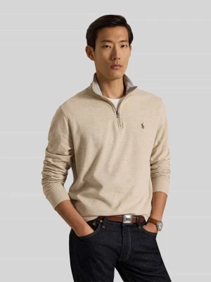 Bluza o kroju regular fit z mieszanki bawełny Polo Ralph Lauren Złamany biały