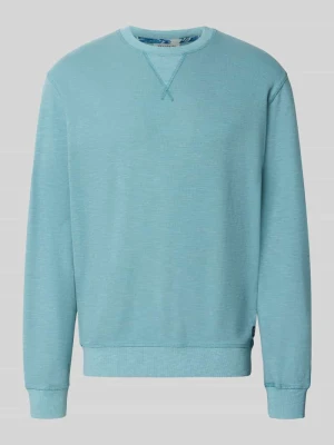 bluza o kroju regular fit z mieszanki bawełny Scotch & Soda Błękitny