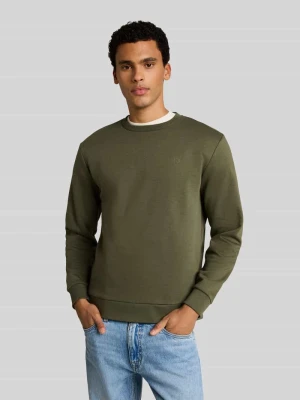 bluza o kroju regular fit z mieszanki bawełny Tom Tailor Oliwkowy