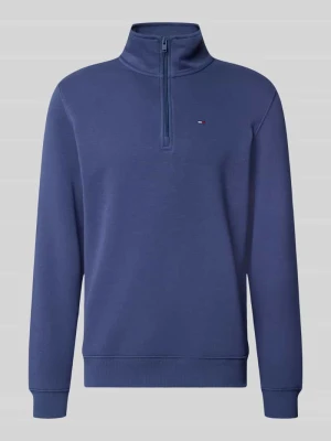 Bluza o kroju regular fit z mieszanki bawełny Tommy Jeans Ciemnoniebieski