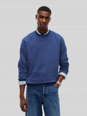 Bluza o kroju regular fit z mieszanki bawełny z wyhaftowanym logo Tommy Jeans Ciemnoniebieski