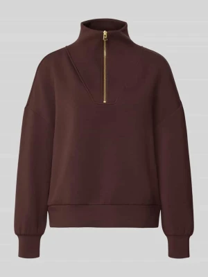 Bluza o kroju regular fit z mieszanki wiskozy model 'Hawley' Varley Ciemnobrązowy