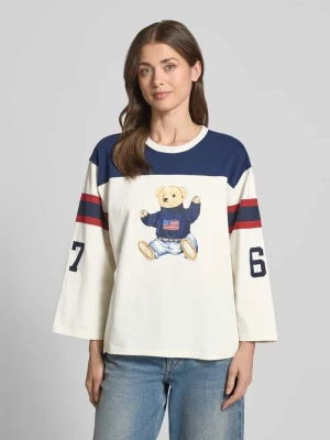 bluza o kroju regular fit z nadrukiem polo bear Polo Ralph Lauren