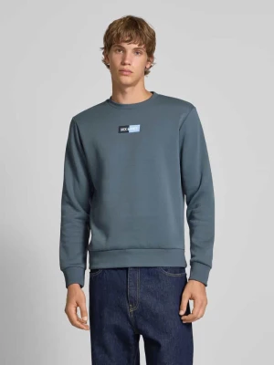 Bluza o kroju regular fit z nadrukiem z logo model ‘Pan’ jack & jones