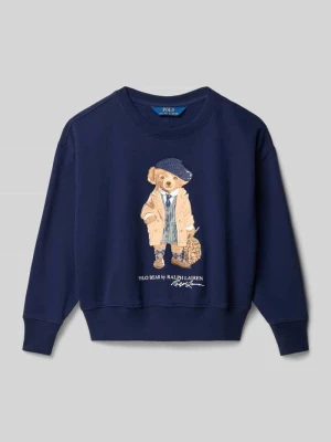 Bluza o kroju regular fit z nadrukiem z logo Polo Ralph Lauren Teens