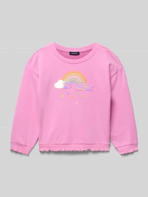 Bluza o kroju regular fit z nadrukiem z motywem na całej powierzchni BLUE SEVEN